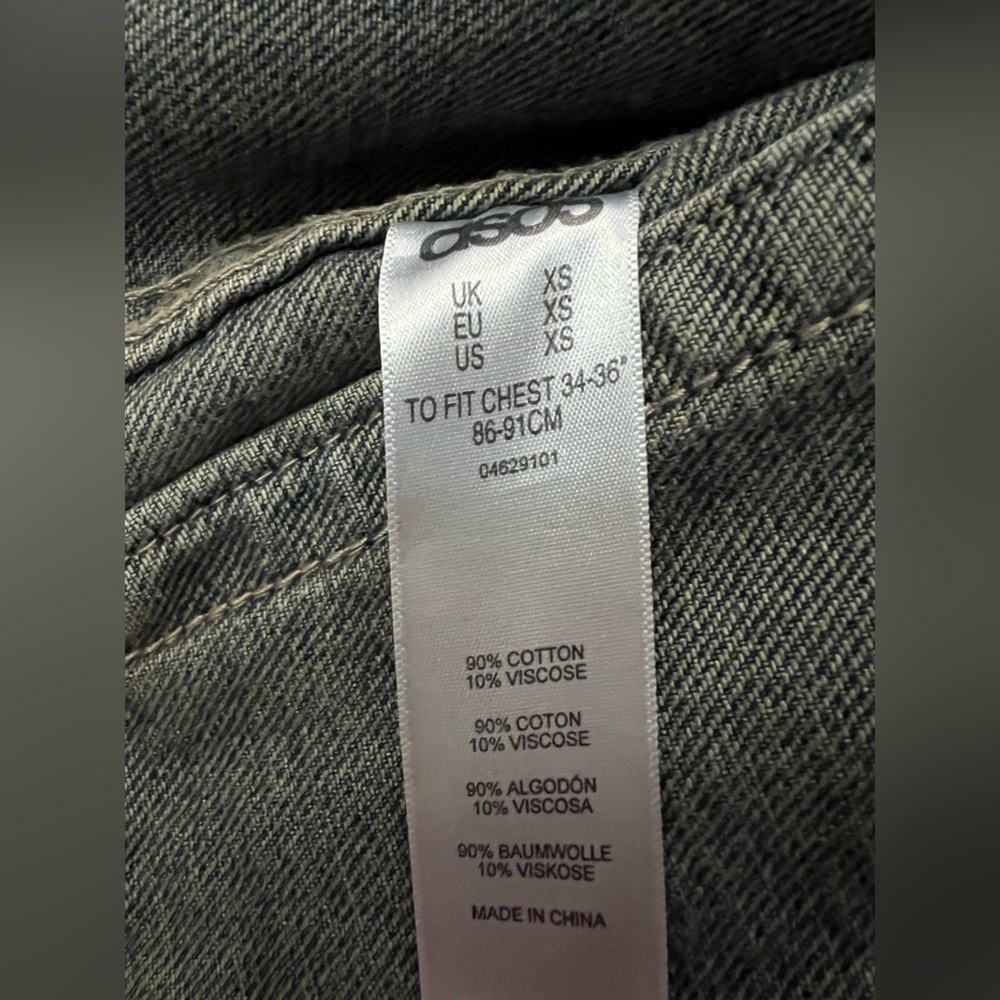 ASOS Type 3 style denim jacket, size XS - Picture 4 of 5